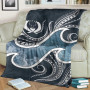 Pohnpei Islands Polynesian Premium Blanket - Ocean Style 4