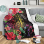 Kosrae State Premium Blanket - Tropical Hippie Style 3