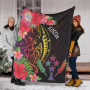 Kosrae State Premium Blanket - Tropical Hippie Style 6