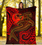Pohnpei Premium Blanket - Red Shark Polynesian Tattoo 5