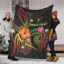 Niue Polynesian Personalised Premium Blanket - Legend of Niue (Reggae) 2