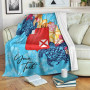 Wallis and Futuna Custom Personalised Premium Blanket - Tropical Style 1