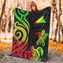 Tokelau Premium Blanket - Reggae Tentacle Turtle 5