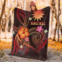 Nauru Polynesian Premium Blanket - Legend of Nauru (Red) 2