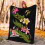 Fiji Polynesian Blanket - Plumeria Tribal 4