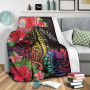 French Polynesia Premium Blanket - Tropical Hippie Style 3