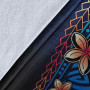 Marshall Islands Premium Blanket - Vintage Tribal Mountain Crest 6