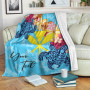 Hawaii Kanaka Maoli Custom Personalised Premium Blanket - Tropical Style 1