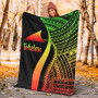 Tokelau Premium Blanket - Reggae Polynesian Tentacle Tribal Pattern 5