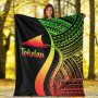 Tokelau Premium Blanket - Reggae Polynesian Tentacle Tribal Pattern 6