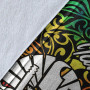 Tahiti Premium Blanket - Rainbow Polynesian Pattern 8