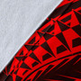 Fiji Premium Blanket  - Red Shark Polynesian Tattoo 8