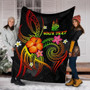 New Caledonia Polynesian Personalised Premium Blanket - Legend of New Caledonia (Reggae) 6