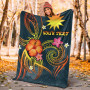 Nauru Polynesian Personalised Premium Blanket - Legend of Nauru (Blue) 2