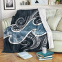 Niue Polynesian Premium Blanket - Ocean Style 1