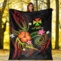 Wallis and Futuna Polynesian Premium Blanket - Legend of Wallis and Futuna (Reggae) 4