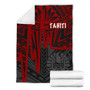 Tahiti Premium Blanket - Tahiti Seal In Heartbeat Patterns Style (Red) 7