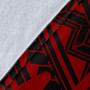 Tonga Personalised Premium Blanket - Tonga Seal In Heartbeat Patterns Style (Red) 8