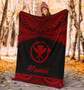 Hawaii Polynesian Premium Blanket - Hawaii Pride Red Version 4