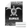 Hawaii Premium Blanket - Turtle Black Fog Style 4