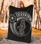 Seahorse Polynesian Blanket - Polynesian Tattoo Black 4