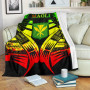 Kanaka Maoli Hawaii Flag Premium Blanket 1