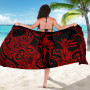 Polynesian Hawaii Sarong - Hula Girl Red 5