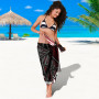 New Caledonia Sarong - Tribal Flower Special Pattern Red Color 2