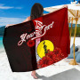 New Caledonia Polynesian Custom Personalised Sarong - Coat Of Arm With Hibiscus 1