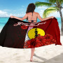 New Caledonia Polynesian Custom Personalised Sarong - Coat Of Arm With Hibiscus 5