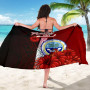 Federated States Of Micronesia Sarong - Coat Of Arm With Hibiscus 5