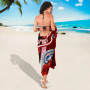 Northern Mariana Islands Polynesian Custom Personalised Sarong - Coat Of Arm With Hibiscus 3