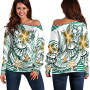 New Caledonia Women Off Shoulder Sweaters - Spring Style 1