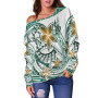 New Caledonia Women Off Shoulder Sweaters - Spring Style 2
