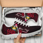 Nauru Polynesian Custom Personalised Sneakers - Coat Of Arm With Hibiscus 10