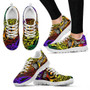 New Caledonia Custom Personalised Sneakers - Rainbow Polynesian Pattern 9