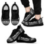 Nauru Sneakers - Nauru Polynesian Chief Tattoo Black Version 2