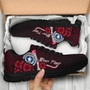 Northern Mariana Islands Polynesian Custom Personalised Sneakers - Coat Of Arm With Hibiscus 5