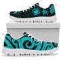 Samoa Polynesian Sneakers - Turquoise Tentacle Turtle 8