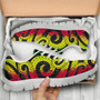 Fiji Polynesian Sneakers - Reggae Tentacle Turtle Crest 10