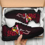 Tonga Polynesian Custom Personalised Sneakers - Coat Of Arm With Hibiscus 5