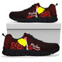 Palau Polynesian Sneakers - Coat Of Arm With Hibiscus 3