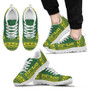 Society Islands Sneakers - Society Islands Polynesian Chief Green Yellow Version 1