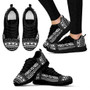 French Polynesia Sneakers - French Polynesian Chief Tattoo Black Version 4