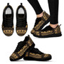 Nauru Sneakers - Nauru Polynesian Chief Tattoo Gold Version 4