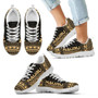 Nauru Sneakers - Nauru Polynesian Chief Tattoo Gold Version 5