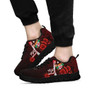 Fiji Polynesian Sneakers - Coat Of Arm With Hibiscus 1