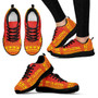 New Caledonia Sneakers - New Caledonia Polynesian Chief Tattoo Red Yellowish Version 4