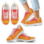 New Caledonia Sneakers - New Caledonia Polynesian Chief Tattoo Red Yellowish Version 5