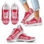 French Polynesia Sneakers - French Polynesian Chief Tattoo Red Version 5